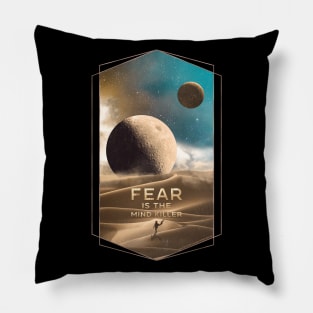 Dune Moons, Muad’Dib on Arrakis Pillow