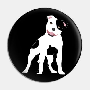 Staffie WB Pin