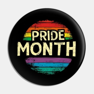 PRIDE MONTH, LGBTQ, equality, retro vinatage Pin