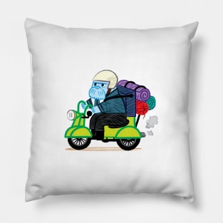 The Walrus Biker Pillow