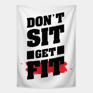 Don't Sit Get Fit Tapestry