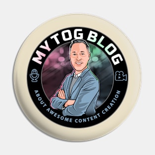 My Tog Blog - Podcast Art Merch Pin