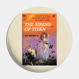 The Sirens of Titan by Kurt Vonnegut - Siren Cover Pin