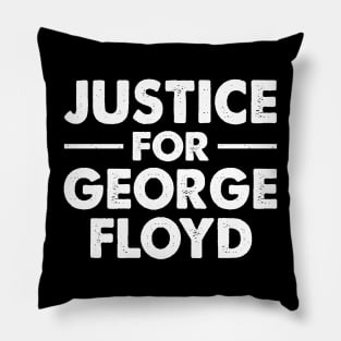 Justice for George Floyd Pillow