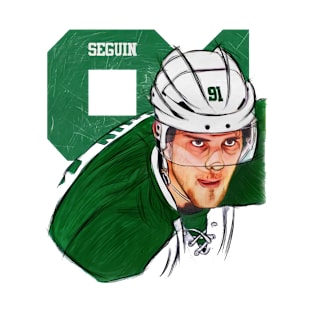 Tyler Seguin Dallas Sketch Stare T-Shirt