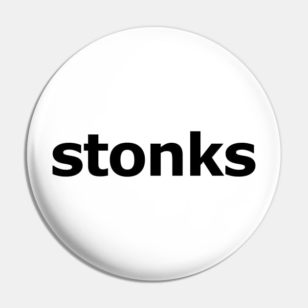 stonks Pin by kareemelk