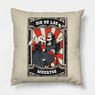 Dia de Los Muertos, Mexican goth, candy skull Pillow