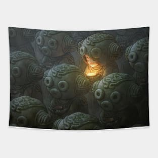 Sleeping Statues Tapestry