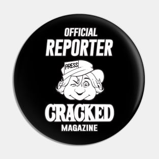 Cracked Reporter (Dark) Pin