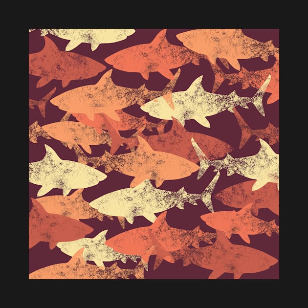 shark pattern grunge by hatem