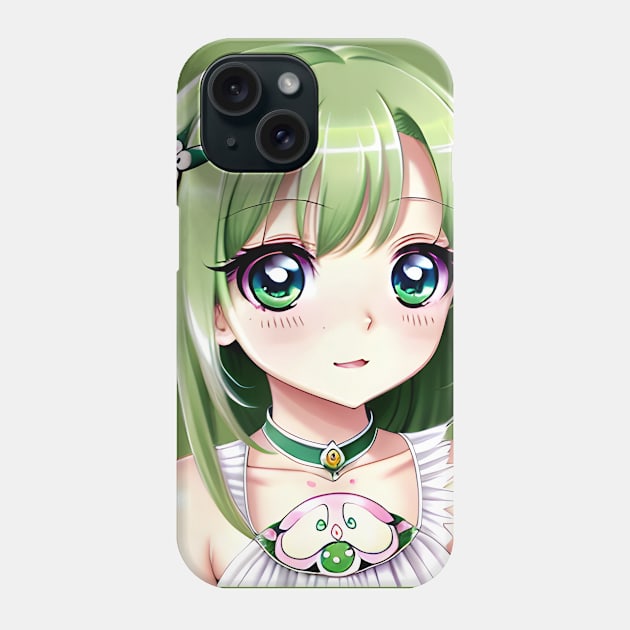 Leafina Everglow - Glimmering Forest Nymph Phone Case by KawaiiNimbus