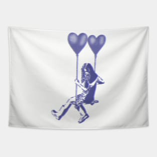 3D Banksy Ballon Girl Tapestry