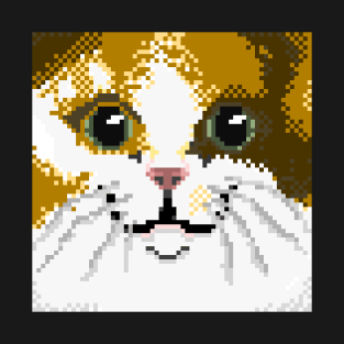 Calico Cat Pixel Art T-Shirt