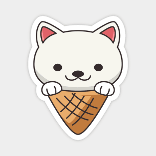 Ice Cream Cat 1 Magnet