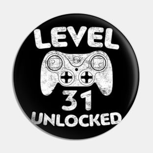 Level 31 31st Video Birthday Pin