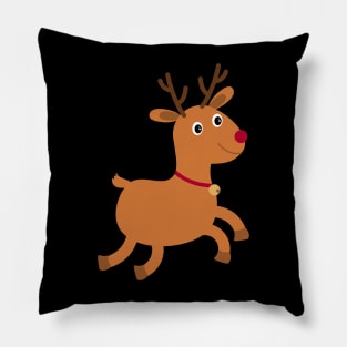 Reindeer Christmas Pillow