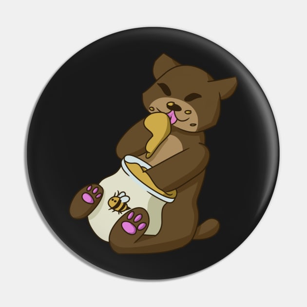 Honey Bear Pin by CactusMonsters