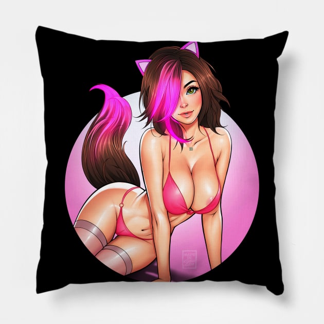 Kitty Puddles Pillow by Made In Kush