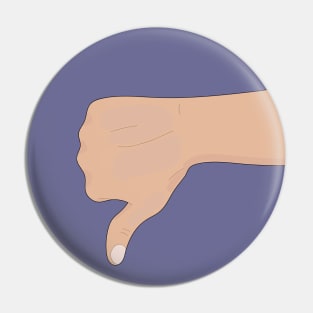 Thumb down Pin