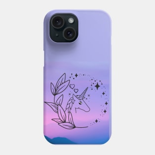 Kawaii Unicorn Phone Case