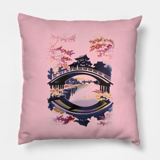 A bridge to the past Pillow