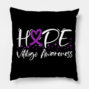 Hope Vitiligo Awareness Pillow