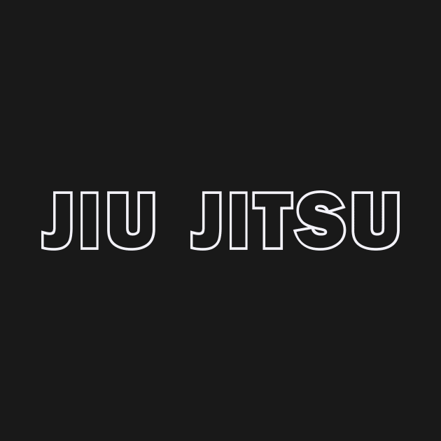 Jiu Jitsu (White Text) by Ruiz Combat Grappling