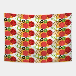 Pizza Toppings Tapestry