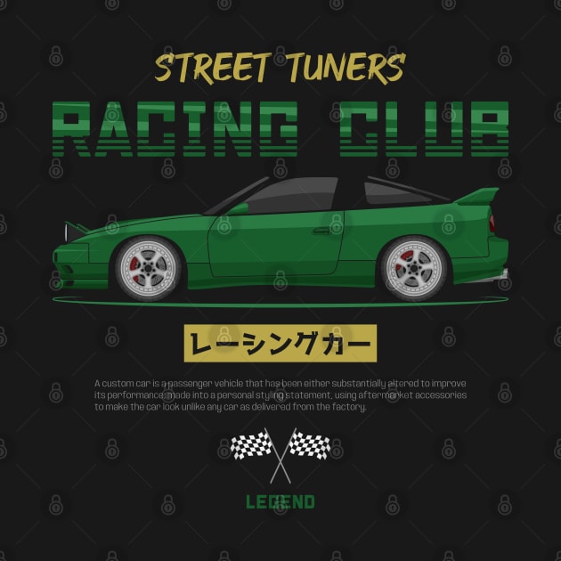 Tuner Green S13 JDM by GoldenTuners