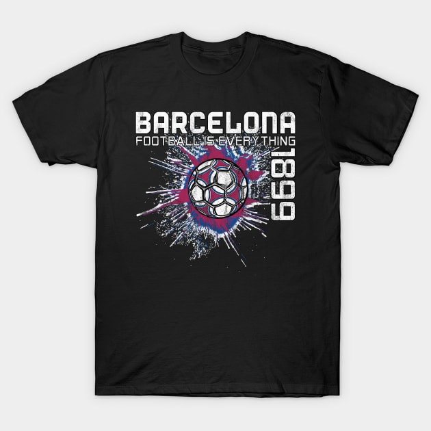 Football Is Everything - Barcelona Vintage T-Shirt Football Is Everything - Barcelona Vintage T-Shirt
