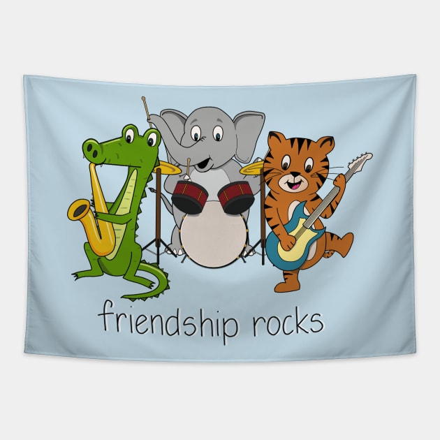 Friendship Rocks Tapestry by Salty Said Sweetly