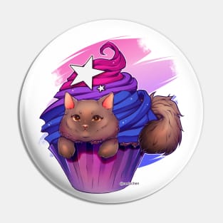 Bi Pride Catcake Pin