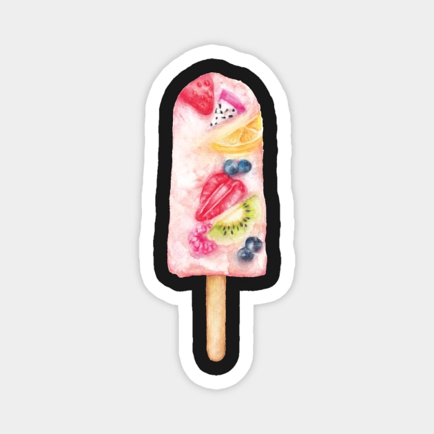 Fruity Ice Pop Popsicle Magnet by AmandaDilworth