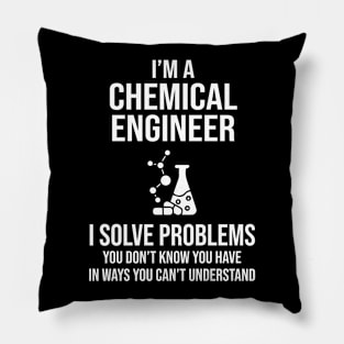 Funny Chemical Engineer Pillow