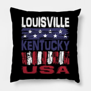 Louisville Kentucky USA T-Shirt Pillow