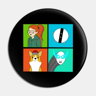 The Infinity Train Gang Pin