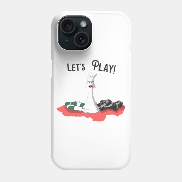 The Queen's Gambit Design Phone Case by olivergraham