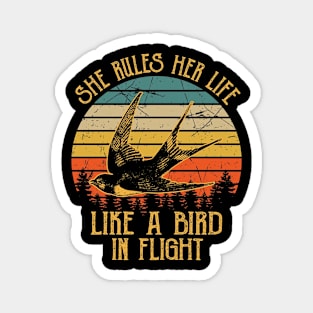 Stevie Nicks She Rules Her Life Like A Bird In Flight Magnet