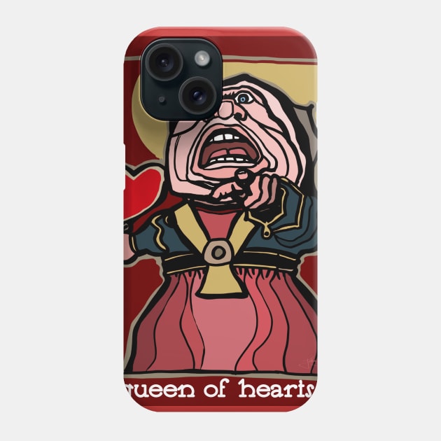 Queen of Hearts Phone Case by JSnipe