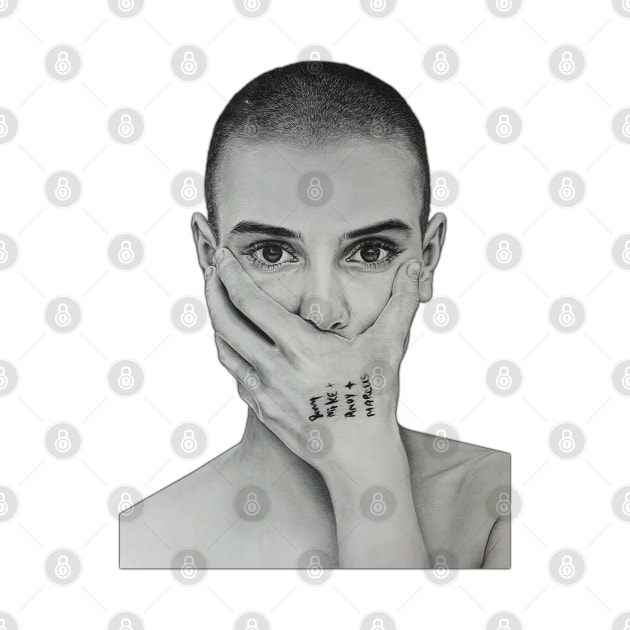 Sinéad O'Connor,Pencil Style by trippy illusion