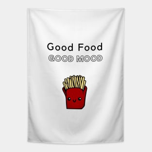 Good Food Good Mood Tapestry