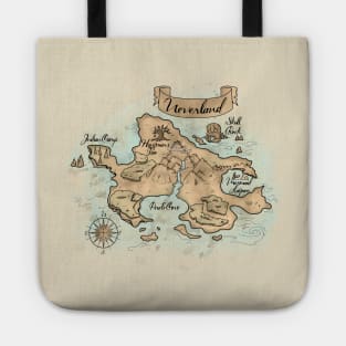 Neverland Map Tote