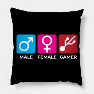 Gamer Male Female Pillow