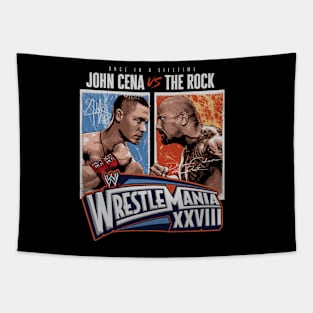 John Cena Vs. The Rock Match WrestleMania 28 Tapestry