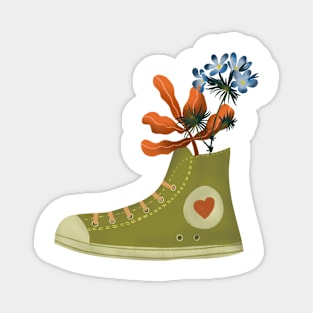 blooming sneaker Magnet