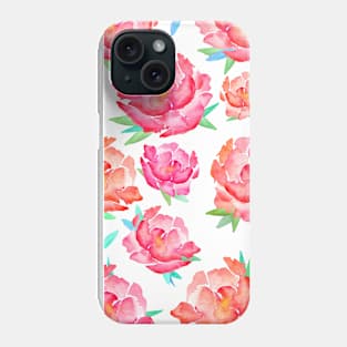 Blushed Out Peony Phone Case