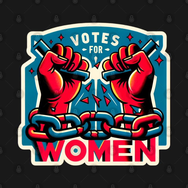 Votes for Women Retro by PuckDesign