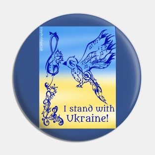 I stand with Ukraine Pin