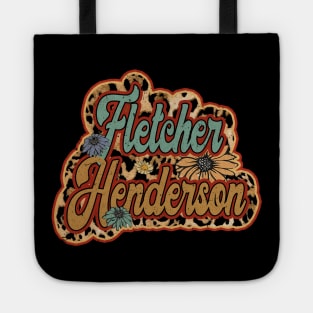 Vintage Fletcher Proud Name Henderson Personalized Birthday Retro Tote