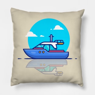 Speed Boat Pillow